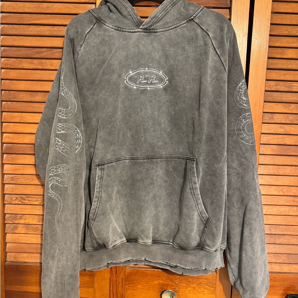 Creek Rat Vintage Faded Snake Hoodie